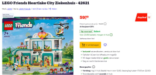 LEGO Friends Heartlake City Ziekenhuis - 42621 voor €59,99 bij Bol.com
