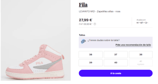 Botines para Mujer Fila LEVANTO MID por 27.99€