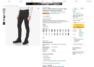 Pantalones JACK & JONES Jpstmarco Jjconnor Noos Chinos Hombre por 17,99€