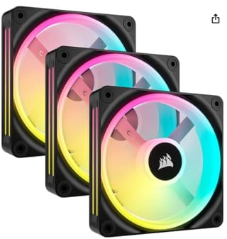 CORSAIR iCUE QX120 RGB 120mm 3-pack voor €94,90 bij Amazon.nl