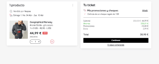 Rebajas hasta 85% + 10€ EXTRA descuento Geographical Norway precios muy buenos