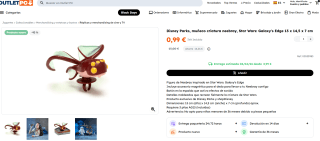 Disney Parks, muñeco criatura neebray, Star Wars: Galaxy's Edge por 0,99€