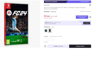 Juego EA SPORTS FC 24 Nintendo Switch por 22.36€