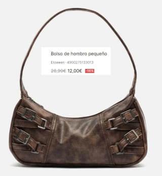 Bolso de hombro pequeño Eloween por 12€