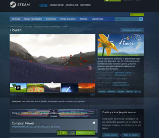 Juego Flower Steam por solo 1,75€