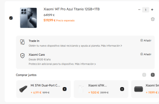Xiaomi 14T Pro de 12GB/1TB por 519,99€