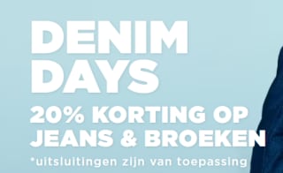 Tot 50% korting tijdens de Exclusief Denim Days bij G-star