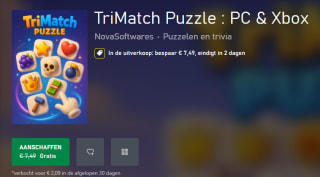 TriMatch Puzzle : PC & Xbox gratis in de Xbox store