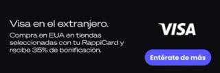 Hasta 35% de cashback con RappiCard en USA