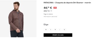 Chaqueta Impermeable de Hombre Patagonia Dirt Roamer por 44.99€