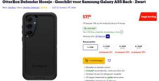 Otterbox Defender Samsung Galaxy A55 Back Cover voor €17,95 bij Bol