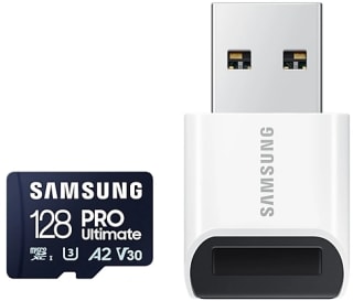 Samsung PRO Ultimate microSD 128GB + Kaartlezer voor €17,90 bij Amazon NL