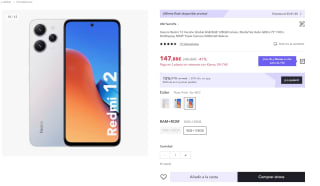 Recopilación Smartphones desde 60,98€ en Miravia