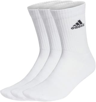 Adidas Unisex Cushioned Crew Socks – 3 Pairs for £6