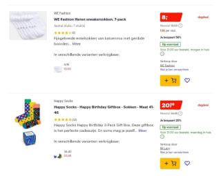 Tot 57% korting op ondergoed en sokken voor heren bij Bol.com