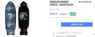 Skateboard Quiksilver Paradise Express por 57.99€
