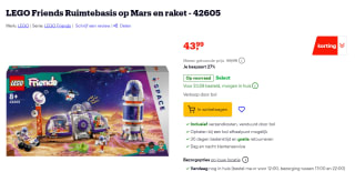 LEGO Friends Ruimtebasis op Mars en raket - voor €43,99 bij Bol.com
