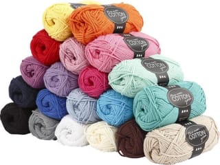 20x 50g katoengaren voor €22,51 bij Bol