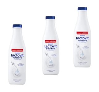 3 x Lactovit Gel de Ducha Nutritivo e Hidratante 750 ml por solo 5,79€