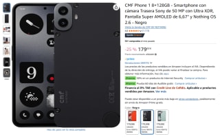 Móvil CMF Phone 1 8+128GB por 179€ varios colores