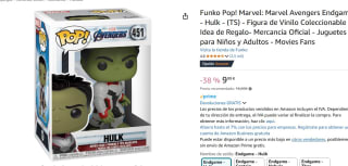 Funko Vengadores Endgame Hulk POP Marvel por 9,99€