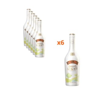 Pack Familiar: Baileys Light licor irlandés de crema botella Pack de 6x 70 cl (Total: 4.2 L) 16.1% (Caducidad: 30-07-2025)