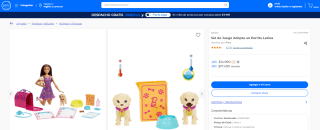 Set de Juego Barbie Adopta un Perrito por $14.990