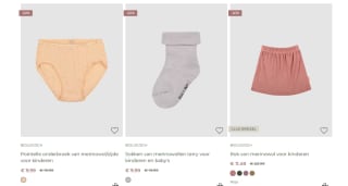 Tot 50% korting op alle biologische kleding voor baby's en kinderen