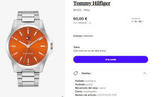 Reloj para Mujer Tommy Hilfiger BRUCE por 60€