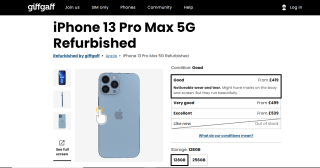 iPhone 13 Pro Max 5G Refurbished - £419