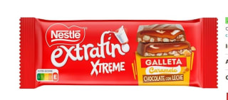4ud Extrafino Xtreme tableta chocolate con leche y galleta 87g Nestle por 3,80€