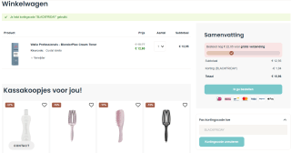 15% extra korting op alles bij Haarshop