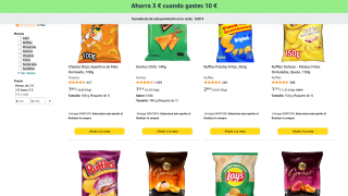 Descuento 3€ en tus snacks favoritos Amazon