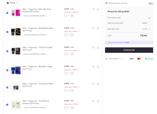 Chollazo 7 colonias por tan solo 10,76€ 2 de ellas de NIKE