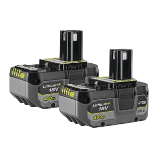 18V ONE+ Lithium+ 4.0Ah Battery Twin Pack for £79.99 at Ryobi