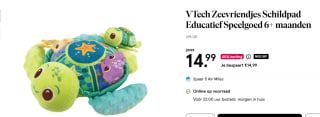 VTech Zeevriendjes Schildpad voor €14,99 bij de Etos