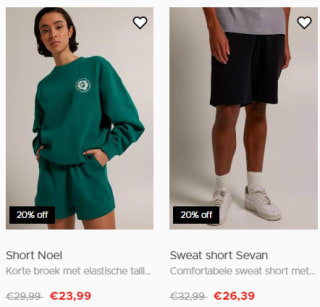 20% korting op alles bij America Today