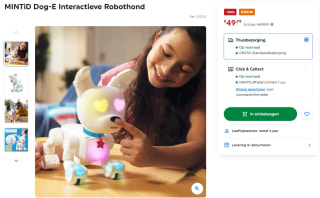 MINTiD Dog-E Interactieve Robothond voor €49,99 bij Smyths Toys