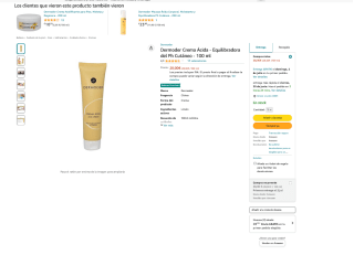 Dermoder Crema Ácida Equilibradora del Ph Cutáneo 100 ml por 28€