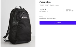 Mochila Columbia TANDEM TRAIL por 27€