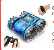 Coche 2 en 1 tanto por tierra como agua, teledirijido por 16,38€