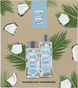 Korting bij Bol.com op Love Beauty and Planet Coconut Water & Mimosa Flower Geschenkset -