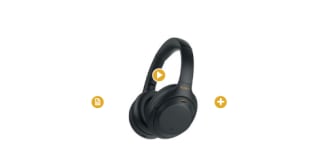 Casque audio à réduction de bruit Bluetooth Sony WH1000XM4 Noir à 229,99€