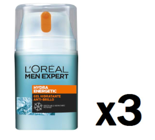 3 Botes de L'Oréal Paris Men Expert Hydra Energetic Fluido Polar Ultra Hidratante por 13.91€