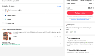 Consola R36S 64g por solo 27,19€