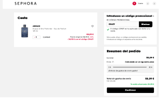 Acqua di Gio Profundo Armani Eau de Parfum 125ml por 58,09€