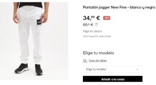 Pantalón de Hombre jogger The North Face New Fine por 34.99€