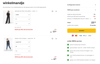 30% korting op alle dames-, heren-, kinder- en babykleding met je HEMA pas
