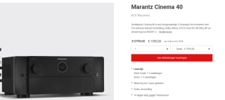 Marantz Cinema 40 AV versterker voor €1.995 bij Stassen