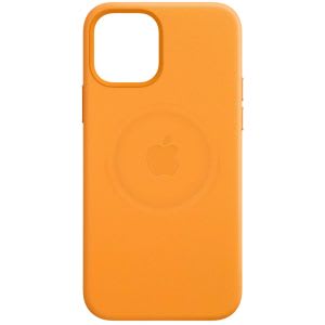 Apple Leather Backcover MagSafe hoesje iPhone 12 Max voor €29,99